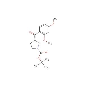 tert-butyl (S)-3-(2,4-dimethoxybenzoyl)pyrrolidine-1-carboxylate