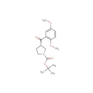 tert-butyl (S)-3-(2,5-dimethoxybenzoyl)pyrrolidine-1-carboxylate