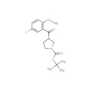 tert-butyl (S)-3-(5-fluoro-2-methoxybenzoyl)pyrrolidine-1-carboxylate