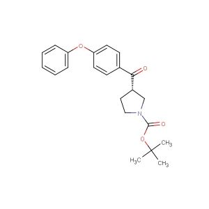 tert-butyl (S)-3-(4-phenoxybenzoyl)pyrrolidine-1-carboxylate
