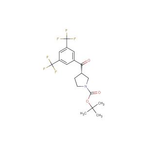 tert-butyl (S)-3-(3,5-bis(trifluoromethyl)benzoyl)pyrrolidine-1-carboxylate