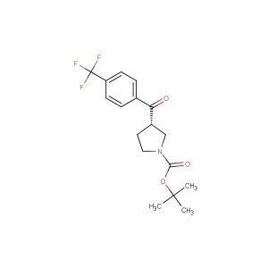 tert-butyl (S)-3-(4-(trifluoromethyl)benzoyl)pyrrolidine-1-carboxylate