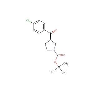 tert-butyl (R)-3-(4-chlorobenzoyl)pyrrolidine-1-carboxylate
