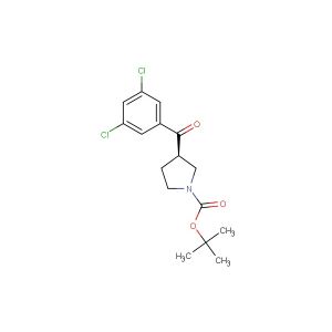 tert-butyl (R)-3-(3,5-dichlorobenzoyl)pyrrolidine-1-carboxylate