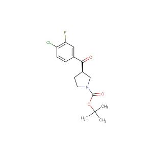 tert-butyl (R)-3-(4-chloro-3-fluorobenzoyl)pyrrolidine-1-carboxylate