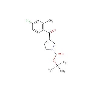 tert-butyl (R)-3-(4-chloro-2-methylbenzoyl)pyrrolidine-1-carboxylate
