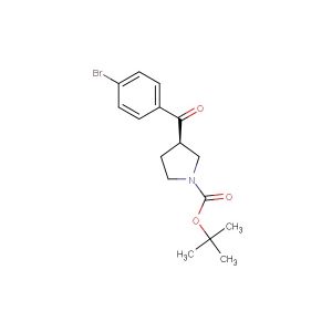 tert-butyl (R)-3-(4-bromobenzoyl)pyrrolidine-1-carboxylate