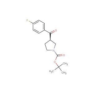 tert-butyl (R)-3-(4-fluorobenzoyl)pyrrolidine-1-carboxylate