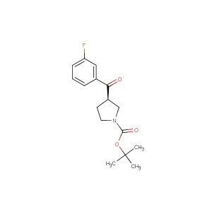 tert-butyl (R)-3-(3-fluorobenzoyl)pyrrolidine-1-carboxylate