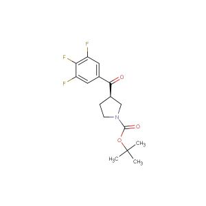 tert-butyl (R)-3-(3,4,5-trifluorobenzoyl)pyrrolidine-1-carboxylate