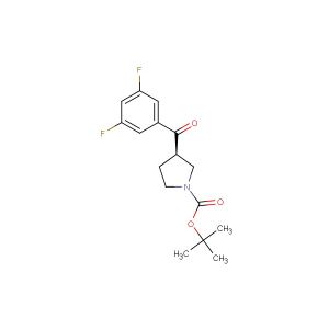 tert-butyl (R)-3-(3,5-difluorobenzoyl)pyrrolidine-1-carboxylate