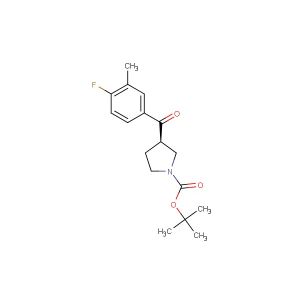 tert-butyl (R)-3-(4-fluoro-3-methylbenzoyl)pyrrolidine-1-carboxylate