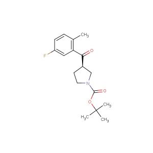 tert-butyl (R)-3-(5-fluoro-2-methylbenzoyl)pyrrolidine-1-carboxylate