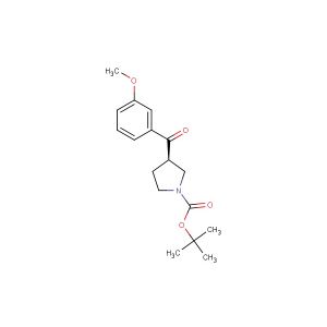 tert-butyl (R)-3-(3-methoxybenzoyl)pyrrolidine-1-carboxylate