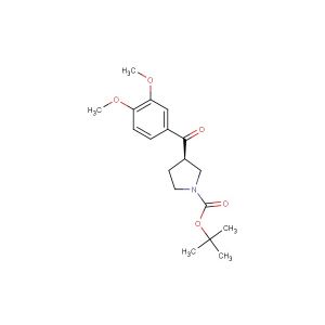 tert-butyl (R)-3-(3,4-dimethoxybenzoyl)pyrrolidine-1-carboxylate