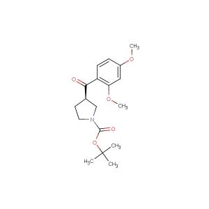 tert-butyl (R)-3-(2,4-dimethoxybenzoyl)pyrrolidine-1-carboxylate