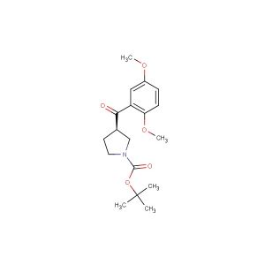 tert-butyl (R)-3-(2,5-dimethoxybenzoyl)pyrrolidine-1-carboxylate