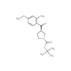 tert-butyl (R)-3-(4-methoxy-2-methylbenzoyl)pyrrolidine-1-carboxylate