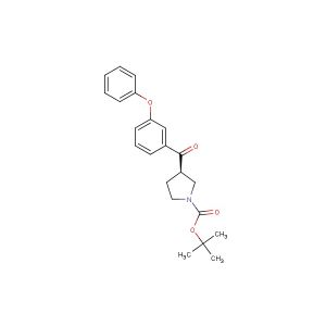 tert-butyl (R)-3-(3-phenoxybenzoyl)pyrrolidine-1-carboxylate