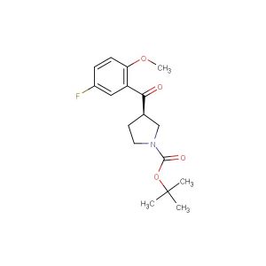 tert-butyl (R)-3-(5-fluoro-2-methoxybenzoyl)pyrrolidine-1-carboxylate