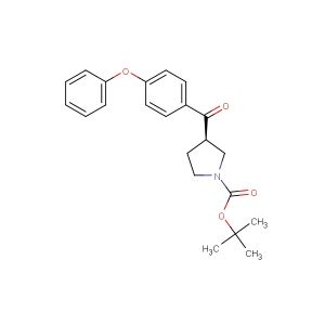 tert-butyl (R)-3-(4-phenoxybenzoyl)pyrrolidine-1-carboxylate