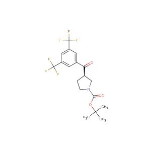 tert-butyl (R)-3-(3,5-bis(trifluoromethyl)benzoyl)pyrrolidine-1-carboxylate