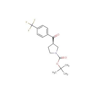 tert-butyl (R)-3-(4-(trifluoromethyl)benzoyl)pyrrolidine-1-carboxylate