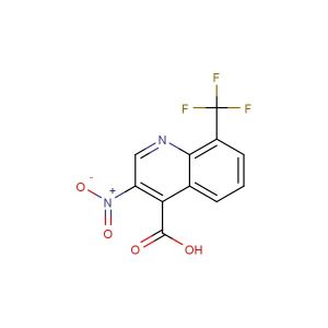 3-nitro-8-(trifluoromethyl)quinoline-4-carboxylic acid