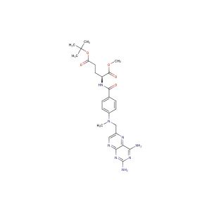 5-(tert-butyl) 1-methyl (4-(((2,4-diaminopteridin-6-yl)methyl)(methyl)amino)benzoyl)-L-glutamate