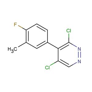 3,5-dichloro-4-(4-fluoro-3-methylphenyl)pyridazine