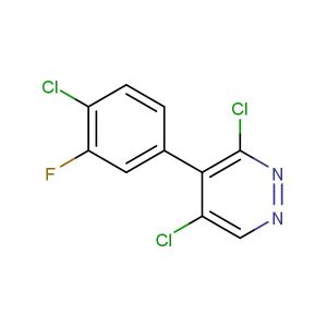 3,5-dichloro-4-(4-chloro-3-fluorophenyl)pyridazine