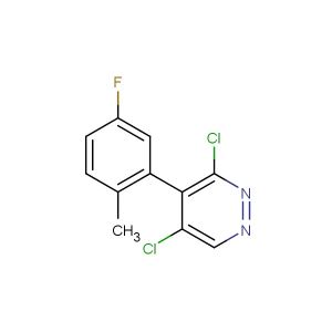 3,5-dichloro-4-(5-fluoro-2-methylphenyl)pyridazine