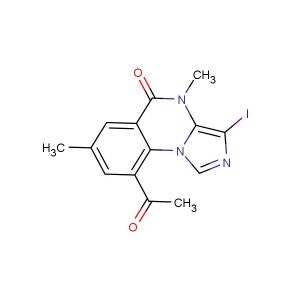 9-acetyl-3-iodo-4,7-dimethylimidazo[1,5-a]quinazolin-5(4H)-one