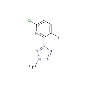 6-chloro-3-iodo-2-(2-methyl-2H-tetrazol-5-yl)pyridine