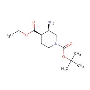 O1-tert-butyl O4-ethyl cis-3-aminopiperidine-1,4-dicarboxylate