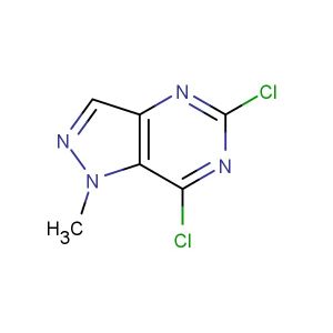 5,7-dichloro-1-methyl-1H-pyrazolo[4,3-d]pyrimidine