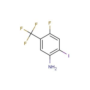 4-fluoro-2-iodo-5-(trifluoromethyl)aniline