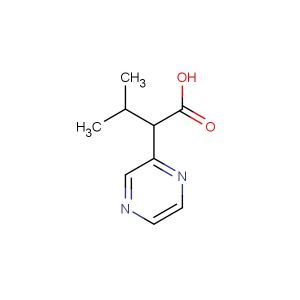 3-methyl-2-(pyrazin-2-yl)butanoic acid