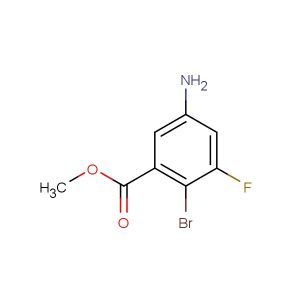 methyl 5-amino-2-bromo-3-fluorobenzoate