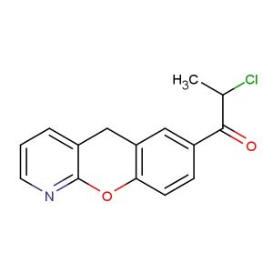 7-(2-chloropropanoyl)-5H-[1]benzopyrano[2,3-b]pyridine