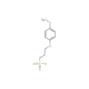 3-(4-methoxyphenoxy)-1-propanesulfonyl chloride