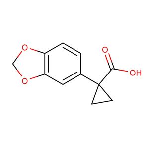 benzo[1,3]dioxol-5-yl-cyclopropanecarboxylic acid