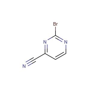 2-bromopyrimidine-4-carbonitrile