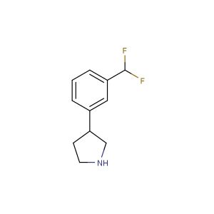 3-(3-(difluoromethyl)phenyl)pyrrolidine