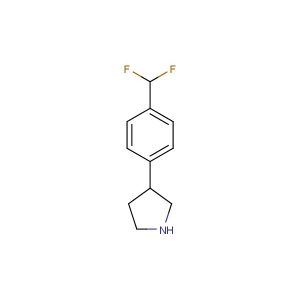 3-(4-(difluoromethyl)phenyl)pyrrolidine
