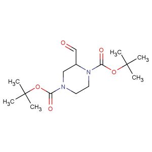 1,4-di-tert-butyl 2-formylpiperazine-1,4-dicarboxylate