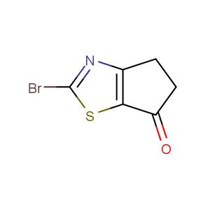 2-bromo-4H-cyclopenta[d]thiazol-6(5H)-one