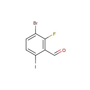 3-bromo-2-fluoro-6-iodobenzaldehyde