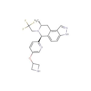 (6S,8R)-6-(5-(azetidin-3-yloxy)pyridin-2-yl)-8-methyl-7-(2,2,2-trifluoroethyl)-6,7,8,9-tetrahydro-3H-pyrazolo[4,3-f]isoquinoline