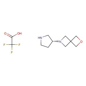 (R)-6-(pyrrolidin-3-yl)-2-oxa-6-azaspiro[3.3]heptane trifluoroacetate